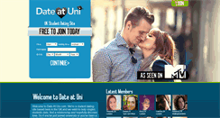 Desktop Screenshot of dateatuni.com